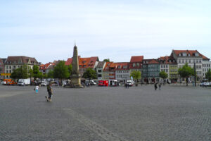 Erfurt - Blick vom Dom auf Altstadt