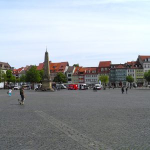 Erfurt - Blick vom Dom auf Altstadt